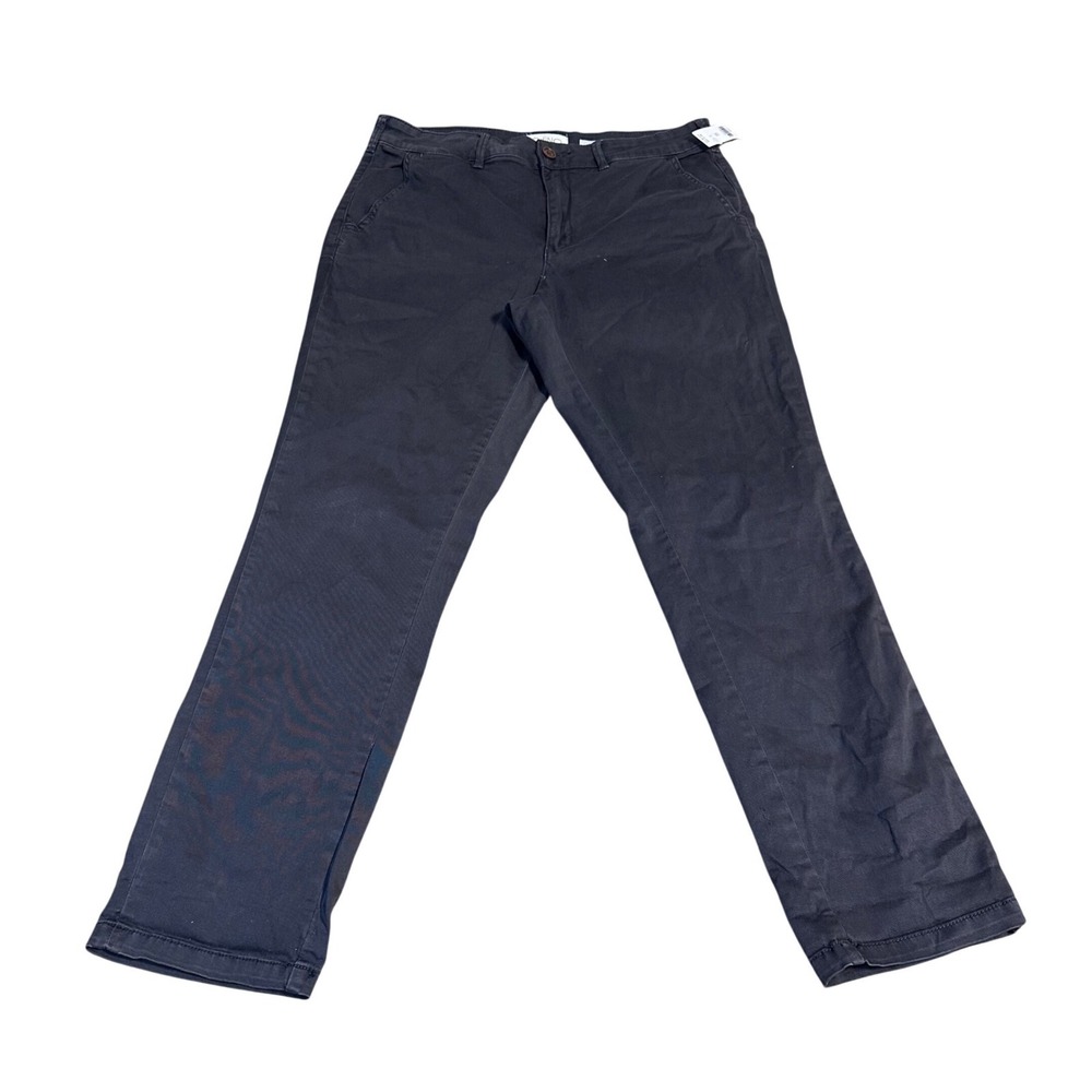 Anthropologie Chino Relaxed Fit Pants Gray Size 30 NWT